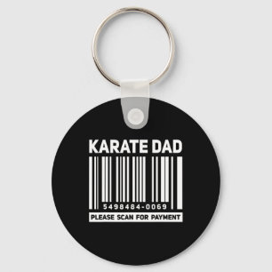 Llavero Papá Karate Escanea Para Pago Código R Divertido P