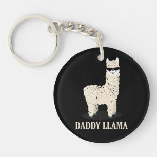 Llavero Papá Llama Alpaca Amante de Animales Divertidos