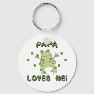 Llavero Papa Loves Me Frog