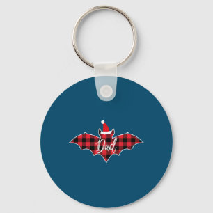 Llavero Papá Navidades del Bat Papa Pajama Red Plaid Buffa