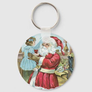 Llavero Papá Noel con niño