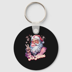 Llavero Papá Noel Divertido Dice Seis Siete Navidad 67 Mem