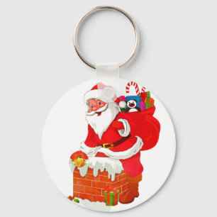 Llavero Papá Noel en el personalizado del techo