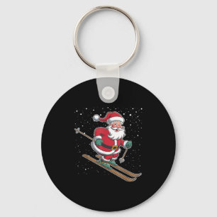 Llavero Papá Noel Esquí Navidad Deportes Xmas Fiesta C