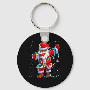 Llavero Papá Noel Navidad Negra Afro Afroamericano