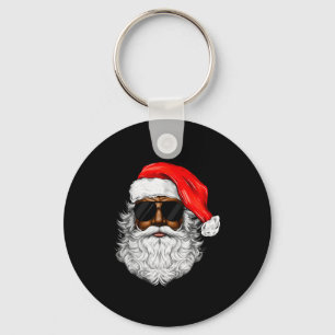 Llavero Papá Noel Negro Navidad Papá Noel Afro Americano A