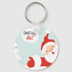 Llavero Papá Noel, solo di que te vayas