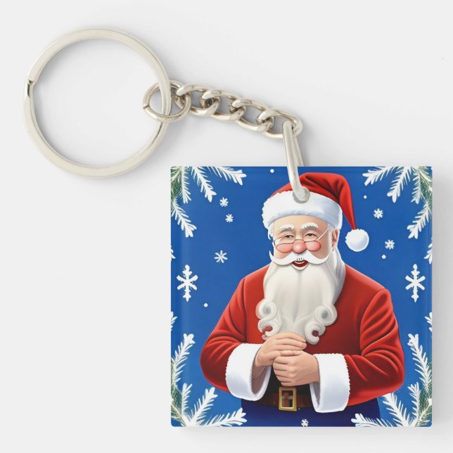 Llavero Papá Noel sonriendo (Frente)