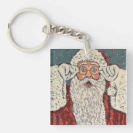 Llavero Papá Noel Sorprendido