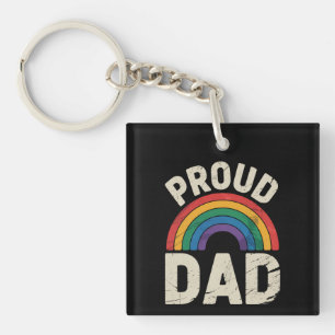 Llavero Papá Orgulloso LGBTQ Orgullo Gay Día del Padre Ali