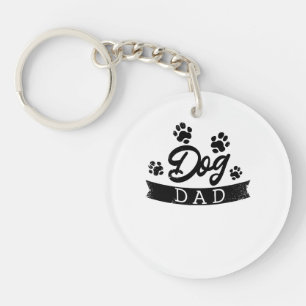 Llavero Papá Perro Diseño Divertido - Idea de regalo para 