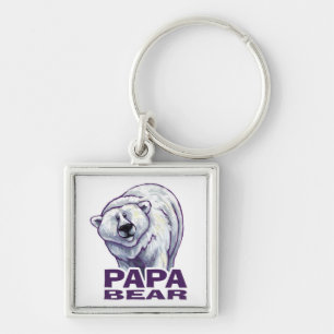 Llavero Papa Polar Bear