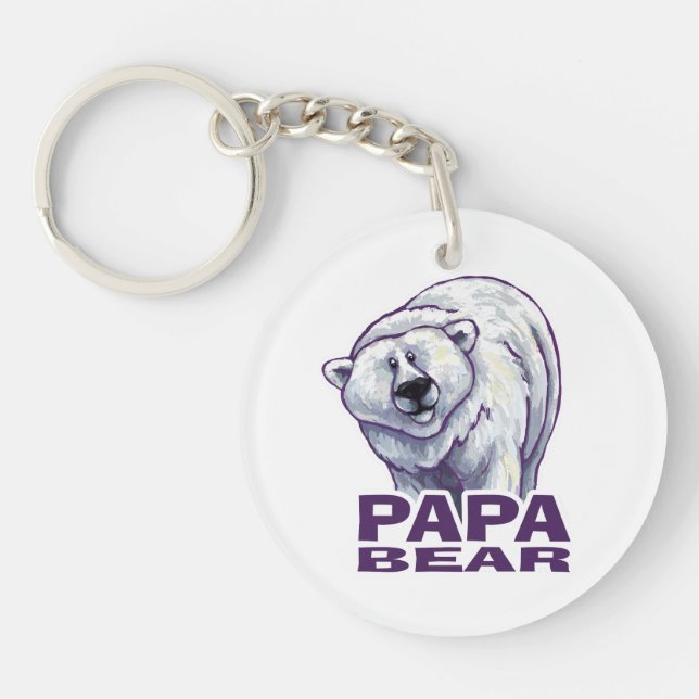 Llavero Papa Polar Bear (Frente)