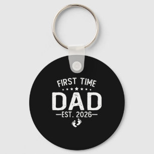 Llavero Papá por Primera Vez Nuevo Papá Est 2026 Camiseta