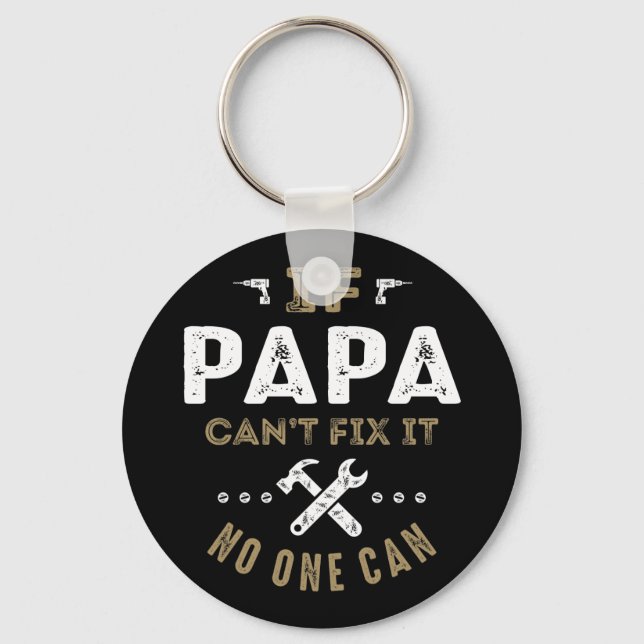 Llavero Papá puede arreglarlo (Anverso)