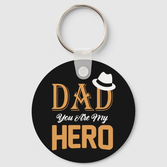 Llavero Papá Regalos | Papá, eres mi héroe (Anverso)