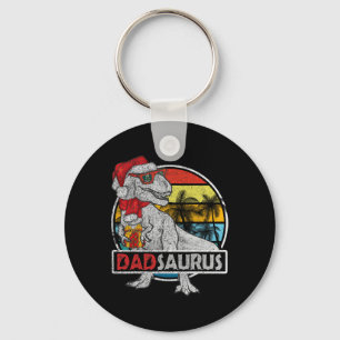 Llavero Papá Saurus T Rex Dinosaur Family Matando Navidad