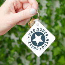 Papá Sober Legend Star Sobriety Gige Padre