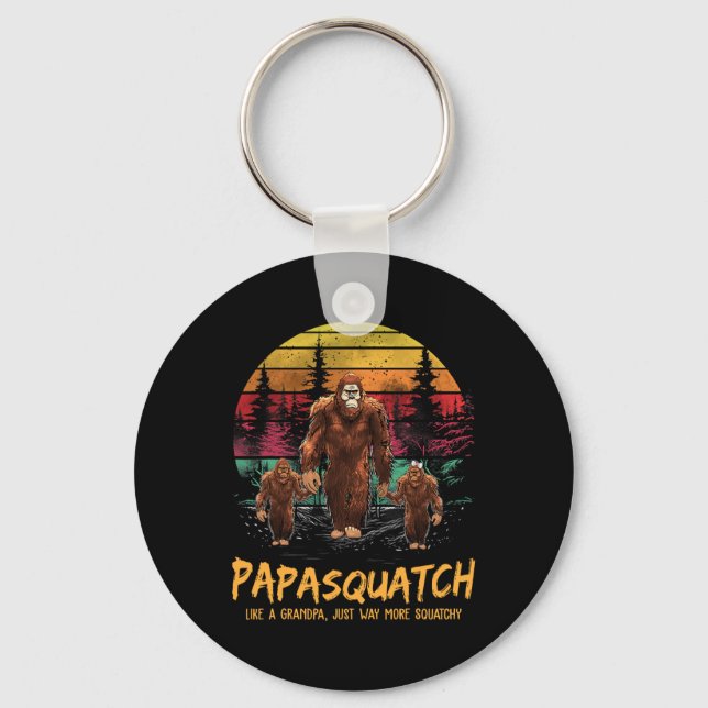 Llavero Papá Squatch Como Un Abuelo Divertido Sasquatc (Anverso)