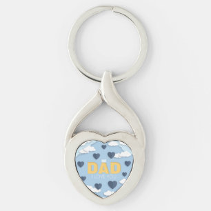 Llavero Papá te amo, regalo del día del padre