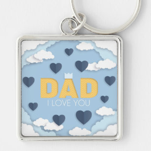 Llavero Papá te amo, regalo del día del padre