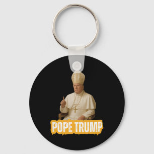 Llavero Papa Trump Divertido Trump Vaticano Cristiano Retr