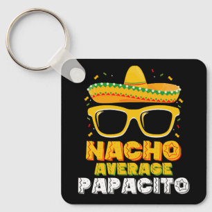 Llavero Papacito No Promedio Papá Familia Cinco De Mayo