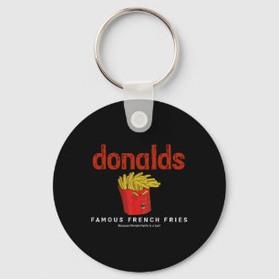 Llavero Papas Fritas Francesas Famosas de Trump Donalds Po