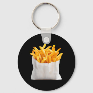 Llavero Papas Fritas Fríen Disfraz De Comida Divertida De 