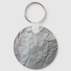 Llavero Papel alineado arrugado