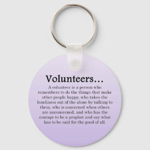 Llavero Papel de voluntarios