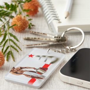 Llavero Papel espiral blanco espiral de compras de Navidad