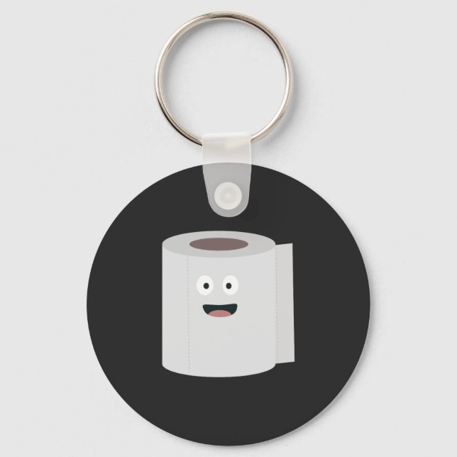 Llavero Papel higiénico con cara (Anverso)