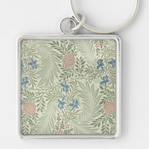 Llavero Papel pintado floral Larkspur de William Morris