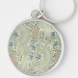 Llavero Papel pintado floral Larkspur de William Morris