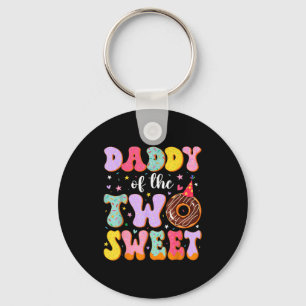 Llavero Papi de los dos dulces cumpleaños 2º donut Cumplea