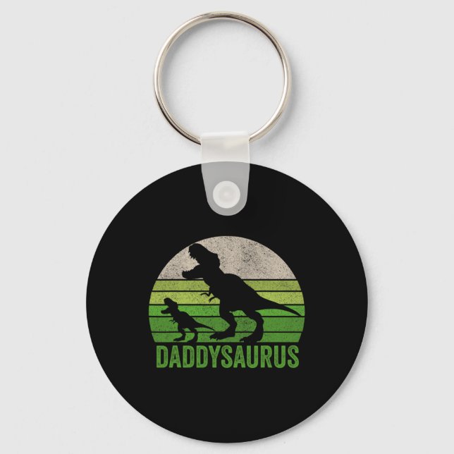 Llavero Papi Dinosaurio Papi Funny Padres Regalo del Día (Anverso)