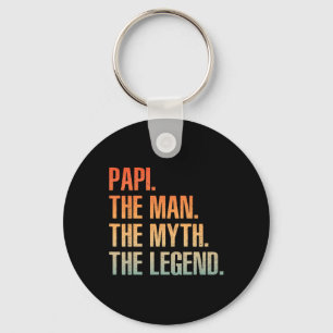 Llavero Papi Para Hombres Abuelo Hombre Mitos Padres De La