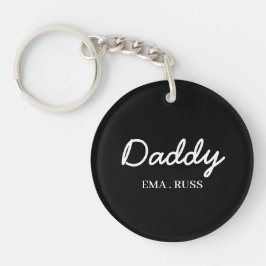 Llavero Papi | Regalo del Día del Padre con nombres person