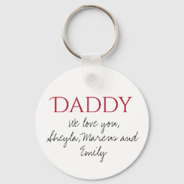 Llavero Papi te queremos librar el Día del Padre