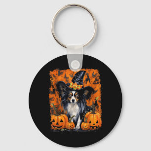 Llavero Papillon perro Halloween