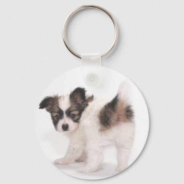 Llavero Papillon Puppy (Anverso)
