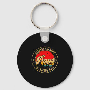 Llavero Paps Porque Abuelo Es Para Tipos Viejos Retro Para