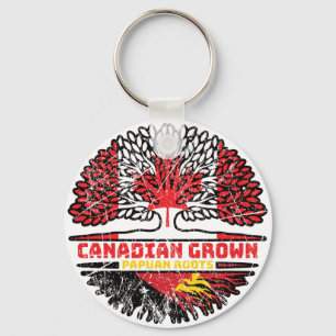 Llavero Papúa Nueva Guinea Papuan raíces de árboles canadi