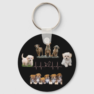 Llavero Paquete perros, paquete de perros divertidos