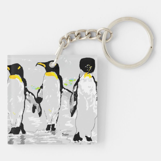 Llavero Paquetes de cadena de teclas de doble cara (Atrás)