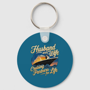 Llavero Para Camiseta Esposo Esposa Compañeros de Crucero