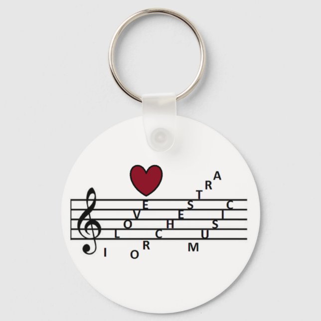 Llavero Para el amante de la música orquistra (Anverso)