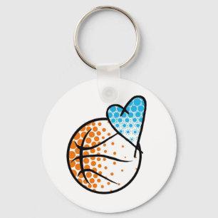 Llavero para el corazón de. BALONCESTO