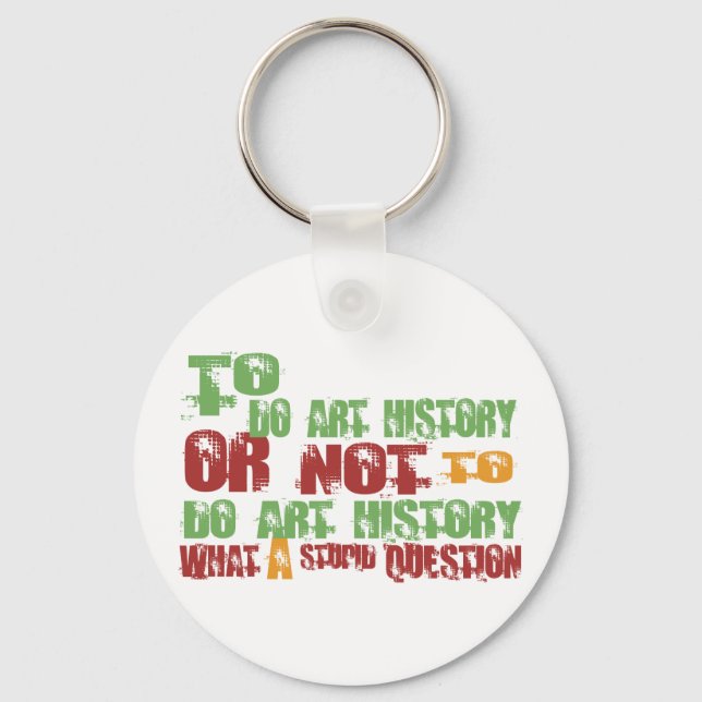 Llavero Para hacer el historial de arte (Anverso)